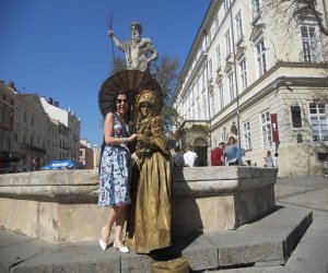 Lvivin canlı heykelleri